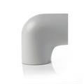 Danmat PVC GRÅ 90° bend 60 x 60 mm